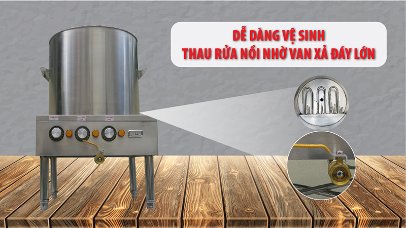 NỒI NẤU PHỞ ĐIỆN T&H 50 LÍT